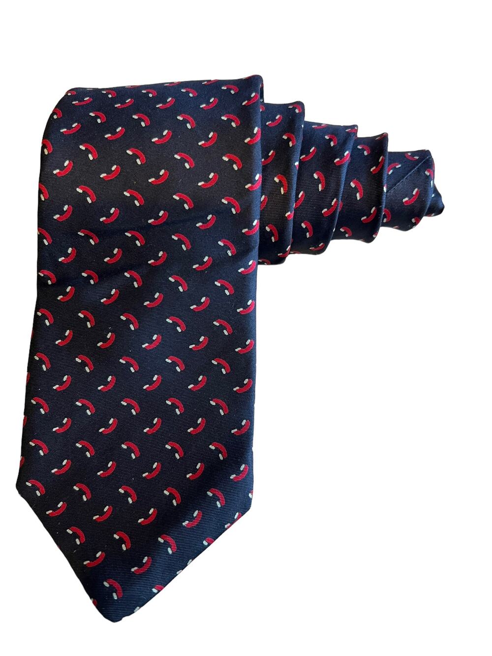 Vintage Horchow Collection Magnet print silk tie